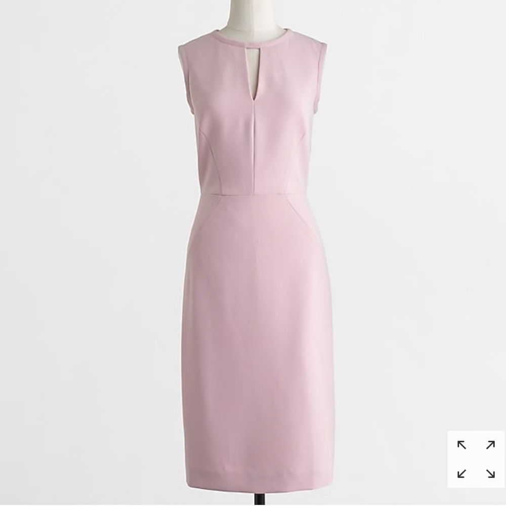 NWT J Crew Factory Crepe Keyhole Dress